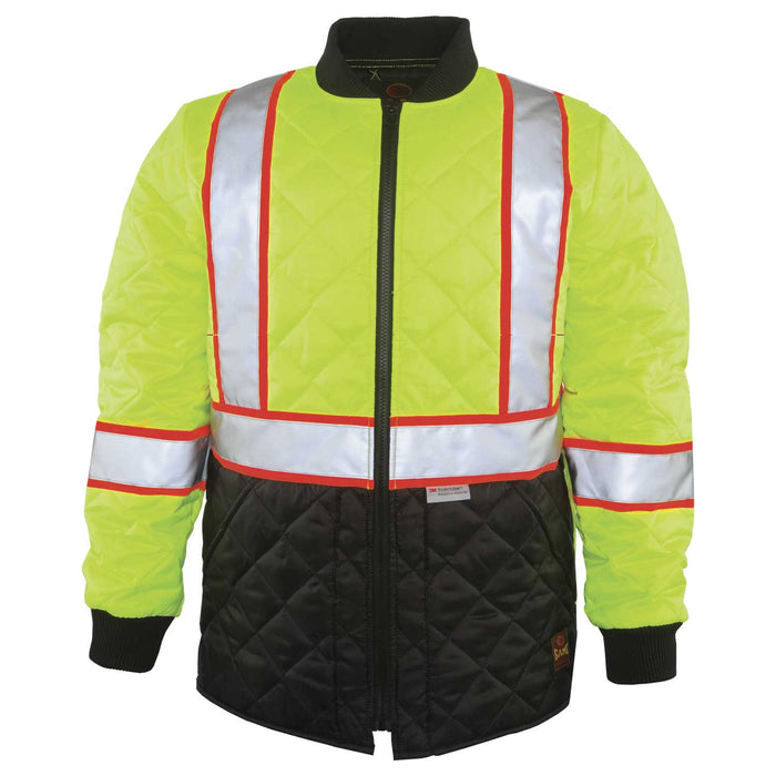 1275 - THE HI-VIS QUILTED JACKET, front