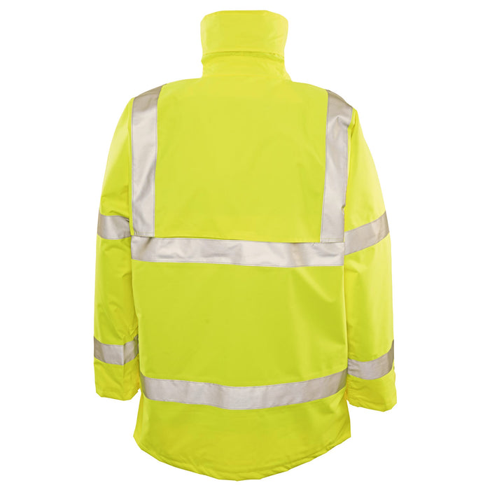 1340 - THE HI-VIS RAIN JACKET, back