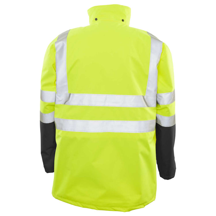 1355 - THE BLACK BOTTOM 6-IN-1 HI-VIS JACKET, back