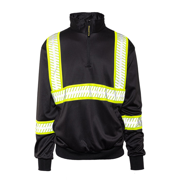 8755 - THE SURVIVOR SAFETY JOB SHIRT WITH CONSTRASTING & SEGMENTED TAPE, front