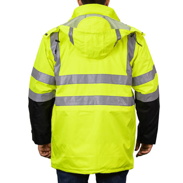 1355 - THE BLACK BOTTOM 6-IN-1 HI-VIS JACKET image 2