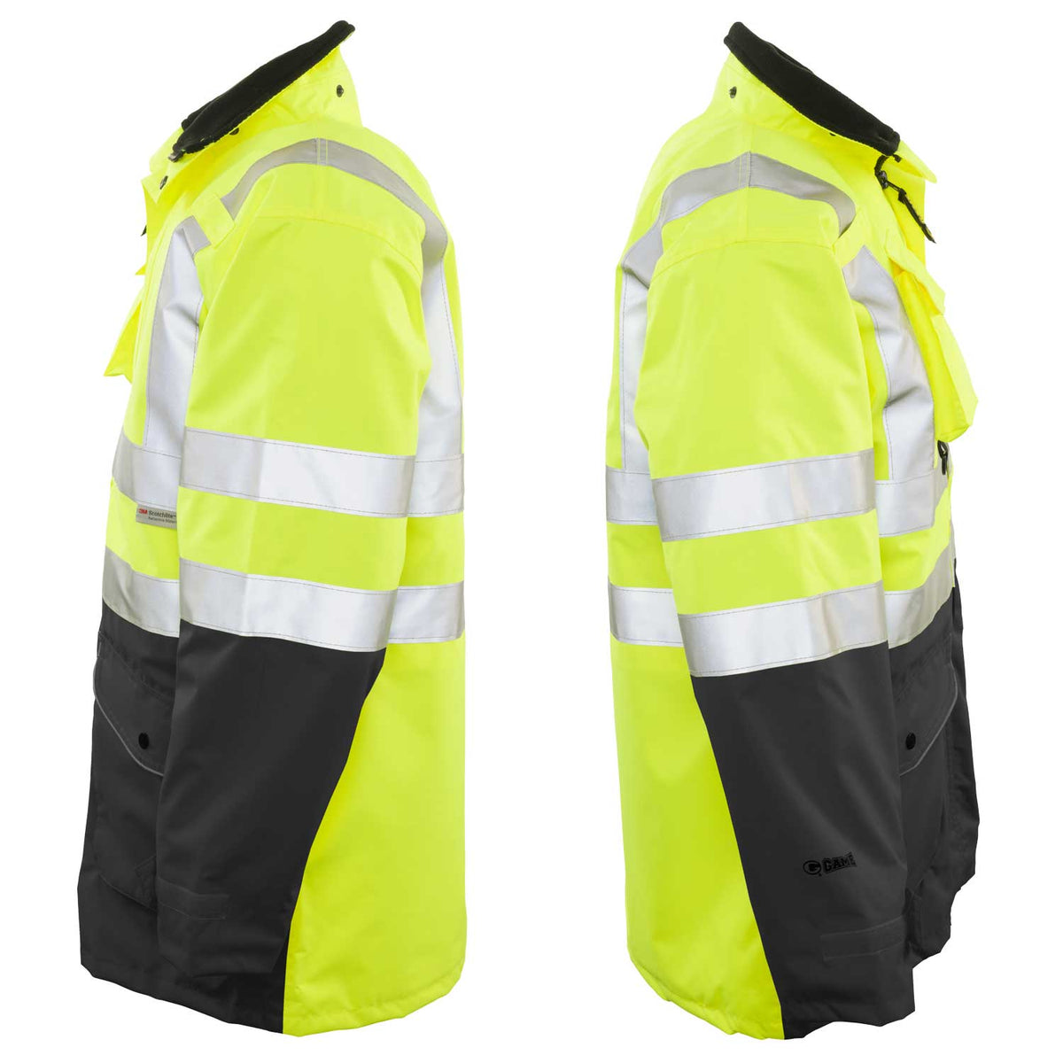 1355 - THE BLACK BOTTOM 6-IN-1 HI-VIS JACKET