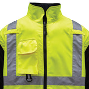 1365 - THE DELUXE 4-IN-1 CONVERTIBLE HI-VIS JACKET