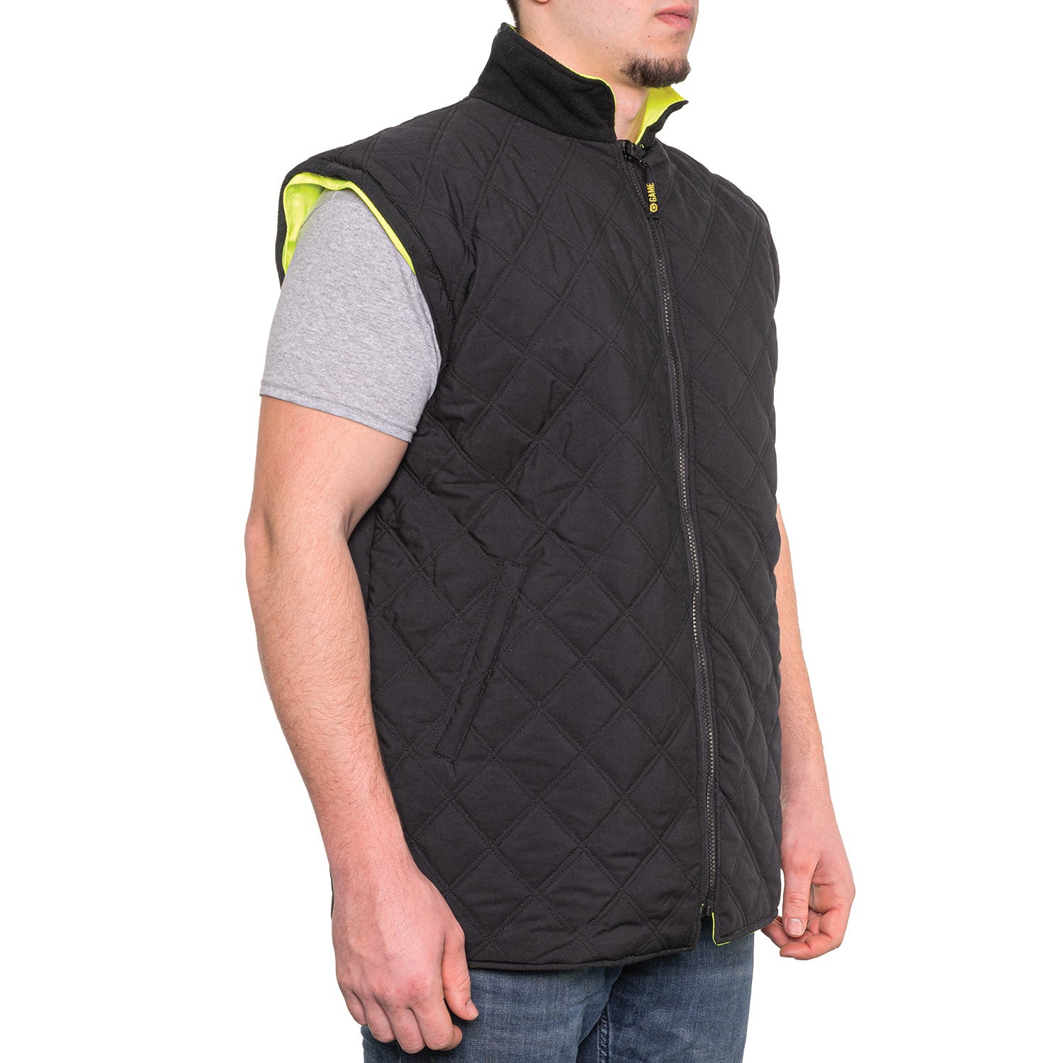 1365 - THE DELUXE 4-IN-1 CONVERTIBLE HI-VIS JACKET – Game Apparel