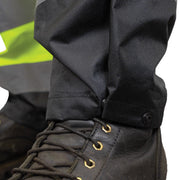 1555E - THE CONO HI-VIS BLACK BOTTOM RAIN PANT