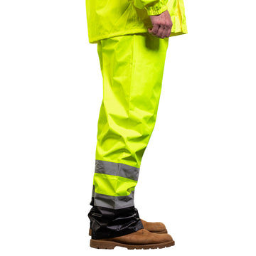 1555E - THE CONO HI-VIS BLACK BOTTOM RAIN PANT image 6