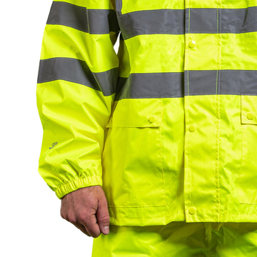 1655E - THE ECONO HI-VIS RAIN JACKET image 6