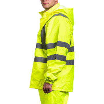 1655E - THE ECONO HI-VIS RAIN JACKET image 4