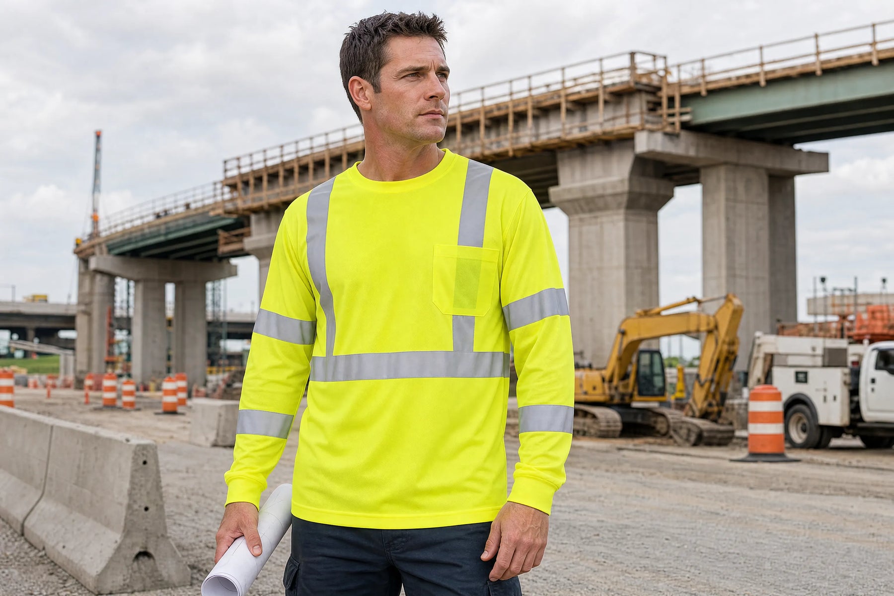 2280 - THE HI VIS LONG SLEEVE TEE