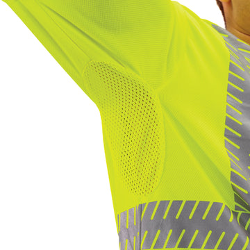 235R - THE VENTILATED DELUXE HI-VIS TEE WITH SEGMENTED REFLECTIVE TAPE image 3