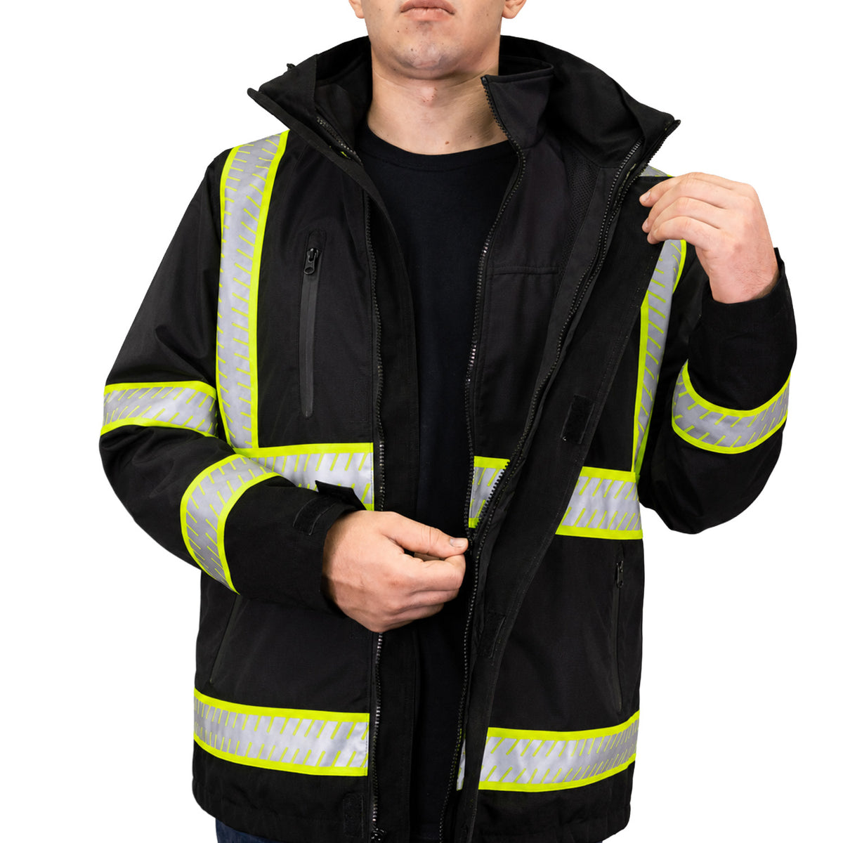 3950 - THE 4-IN-1 RIPSTOP DELUXE SAFETY PARKA