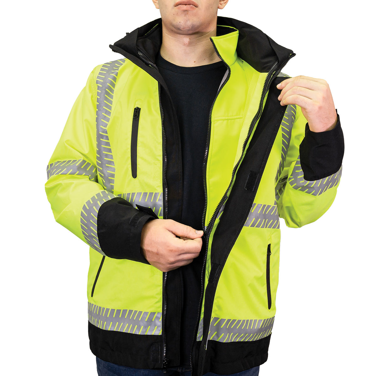 3950 - THE 4-IN-1 RIPSTOP DELUXE SAFETY PARKA