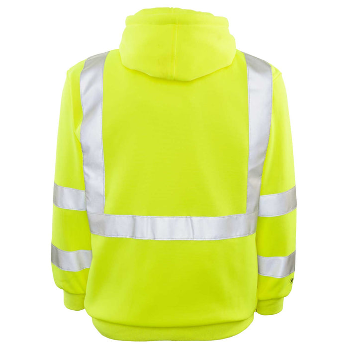 825 - THE MACK HI-VIS HOODIE, back