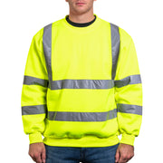 8310E - THE 100% POLY CREWNECK HI-VIS SWEATSHIRT