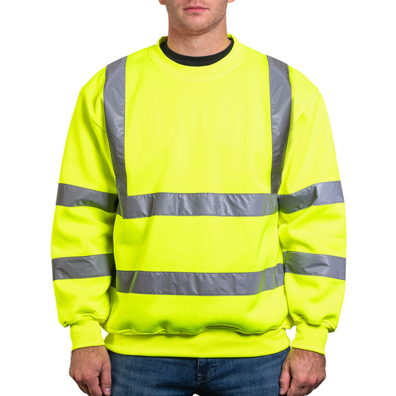 8310E - THE 100% POLY CREWNECK HI-VIS SWEATSHIRT