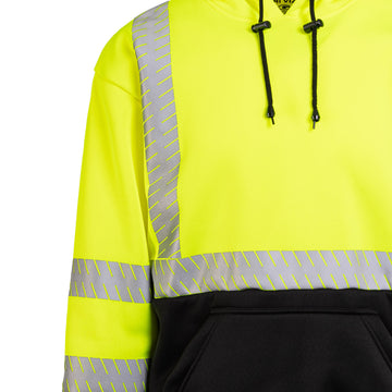 8550E - THE NO ZIPPER ECONO HOODIE WITH SEGMENTED REFLECTIVE TAPE image 4