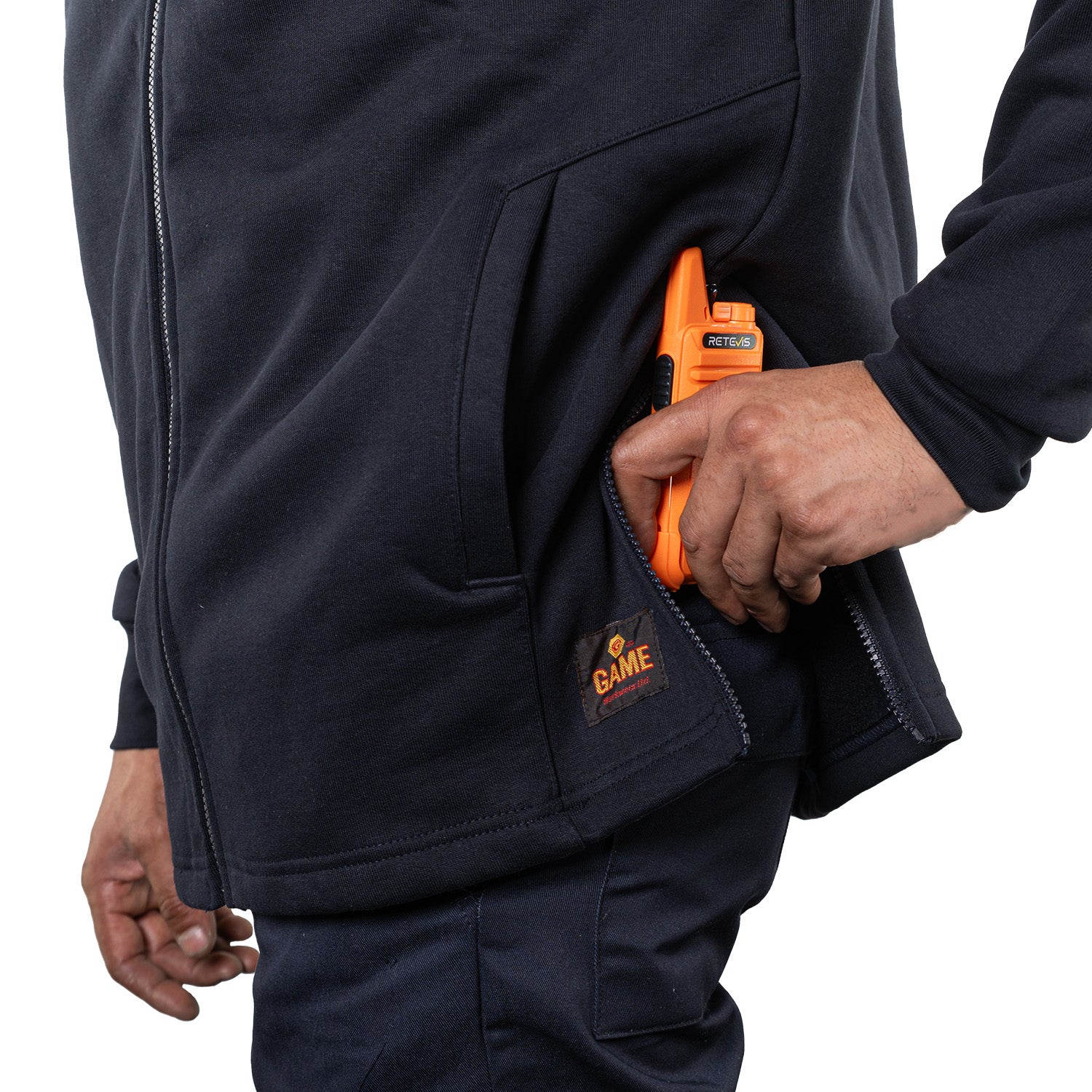 8565 – THE NEXT-GEN STATION FULL-ZIP HOODED JOB SHIRT – Game Apparel
