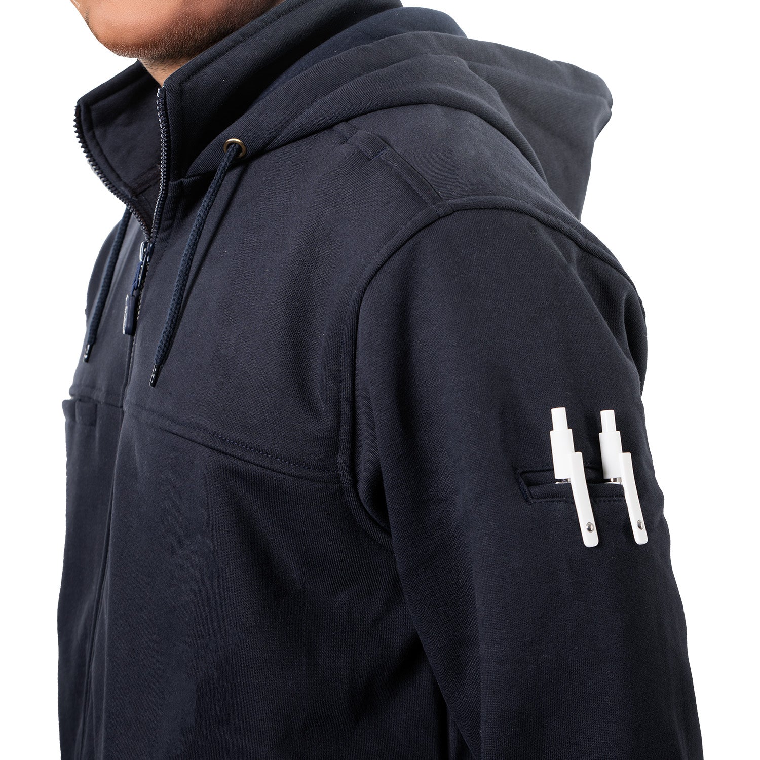8565 – THE NEXT-GEN STATION FULL-ZIP HOODED JOB SHIRT – Game Apparel