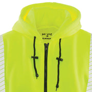 865E - THE HI-VIS FULL ZIP HOODIE WITH SEGMENTED REFLECTIVE TAPE