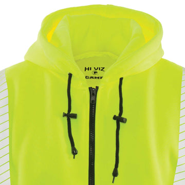 865E - THE HI-VIS FULL ZIP HOODIE WITH SEGMENTED REFLECTIVE TAPE image 7
