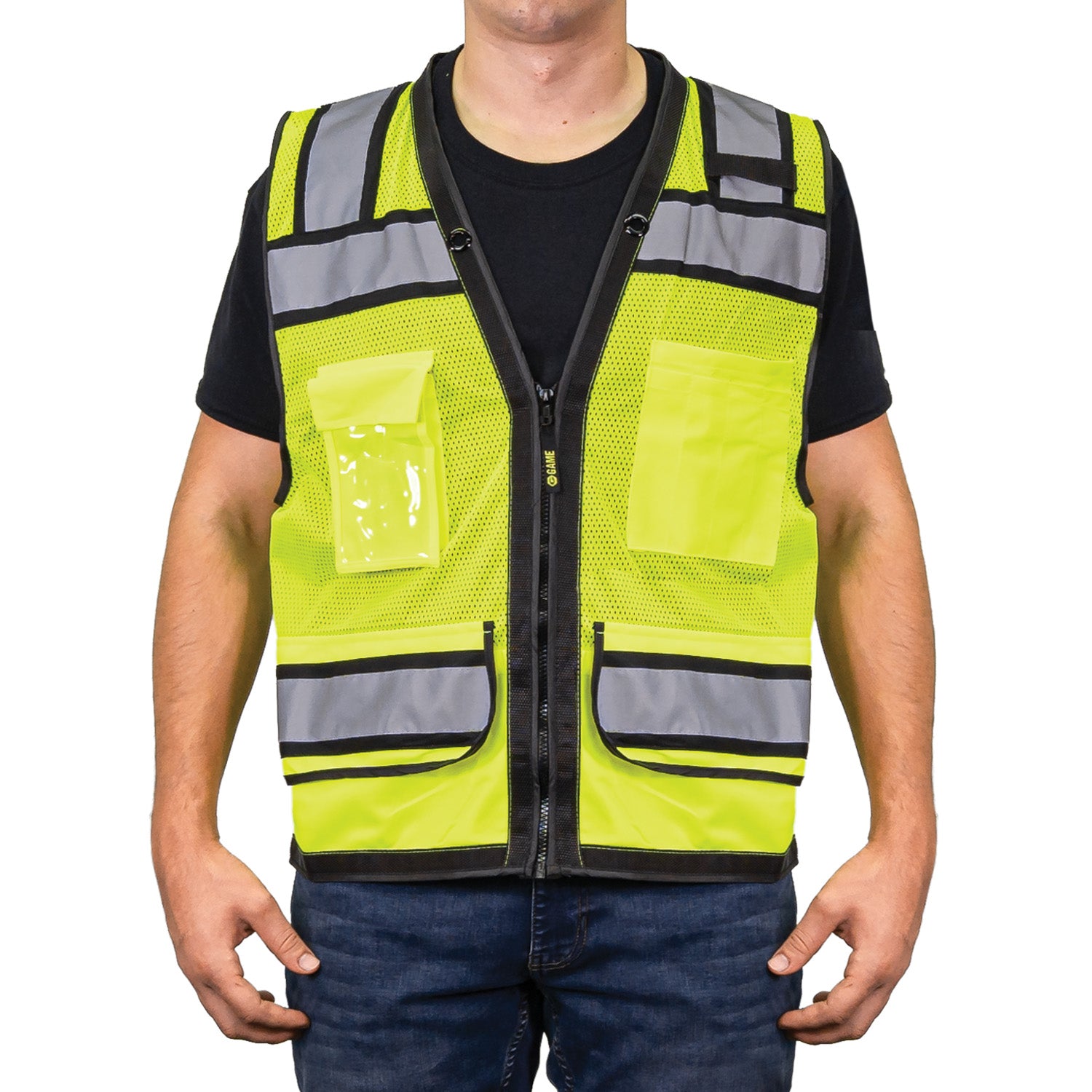 I-44 - THE HI-VIS SURVEYOR VEST – Game Apparel