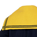 CROSS-OVER BRAIDING ON SAILOR COLLAR