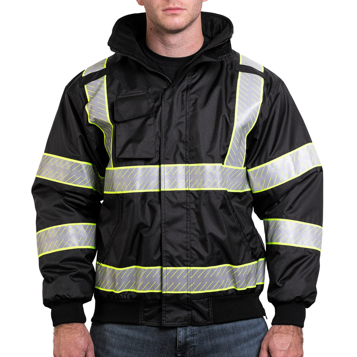1390 - THE ENHANCED VISIBILITY SAFETY BOMBER JACKET