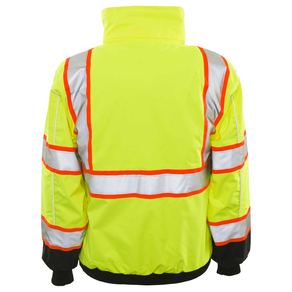 1385 - THE TWO-TONE BLACK BOTTOM HI-VIS BOMBER