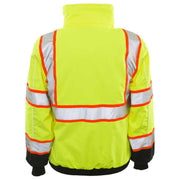 1385 - THE TWO-TONE BLACK BOTTOM HI-VIS BOMBER