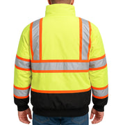 1385 - THE TWO-TONE BLACK BOTTOM HI-VIS BOMBER