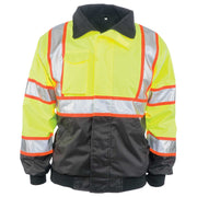 1385 - THE TWO-TONE BLACK BOTTOM HI-VIS BOMBER