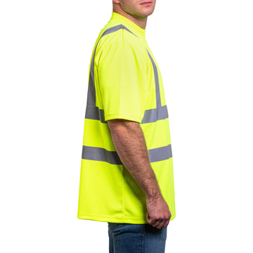260E - THE 100% POLYESTER HI-VIS TEE image 3