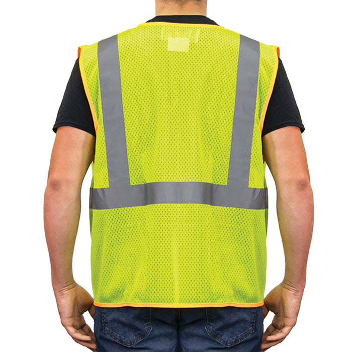 I-65 - THE SAFETY HI-VIS MESH VEST, back