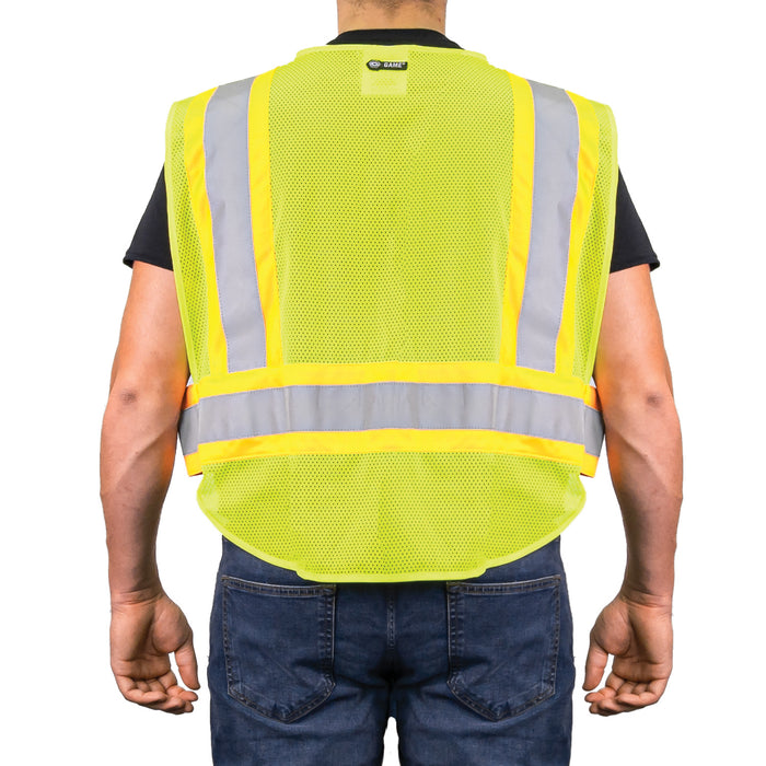 I-684 - THE 5 POINT BREAKAWAY HI-VIS MESH VEST, back