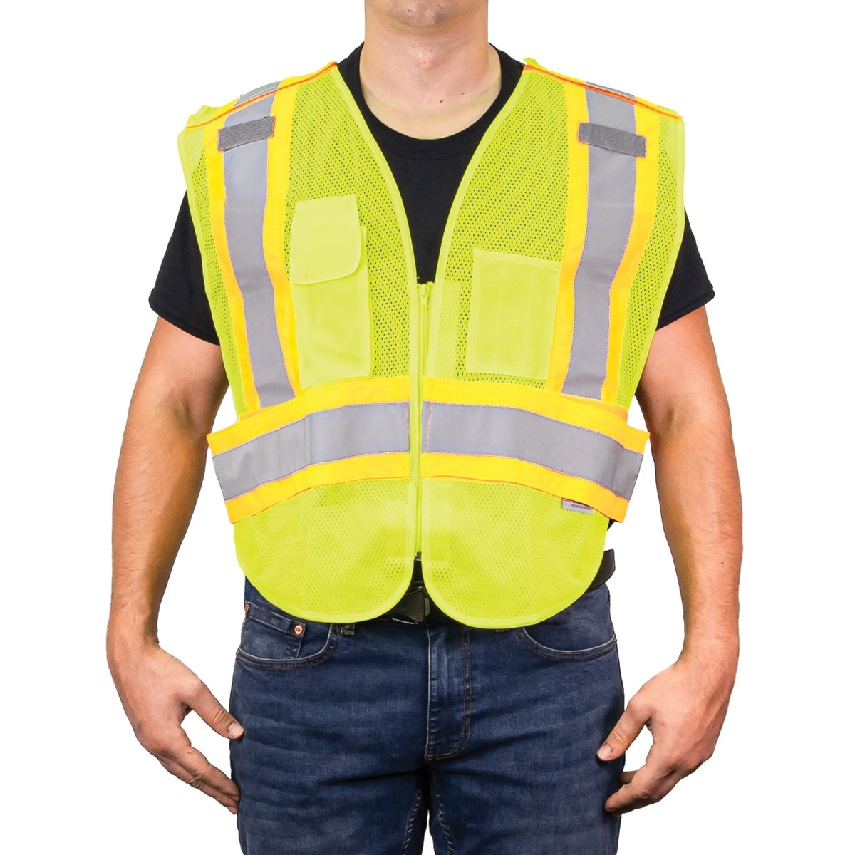 I-684 - THE 5 POINT BREAKAWAY HI-VIS MESH VEST