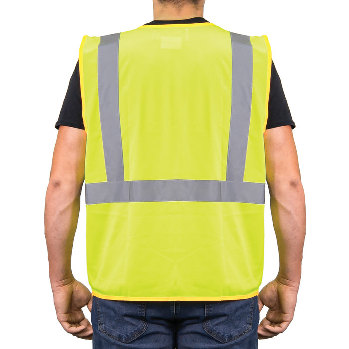 I-70 - THE SAFETY HI-VIS POLY VEST, back
