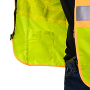 I-84 THE HI-VIS DOT 100% POLY WOVEN FABRIC VEST