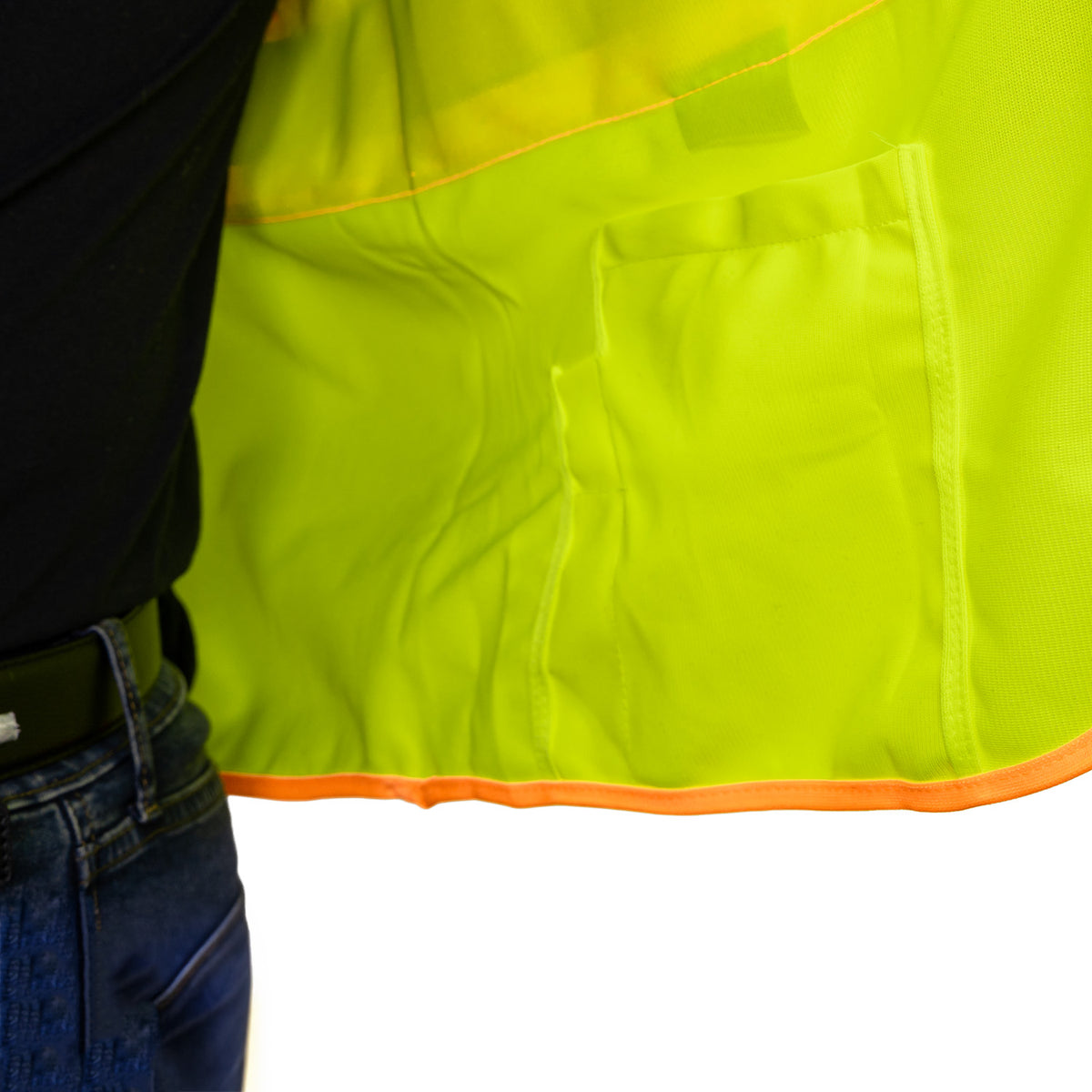 I-84 THE HI-VIS DOT 100% POLY WOVEN FABRIC VEST