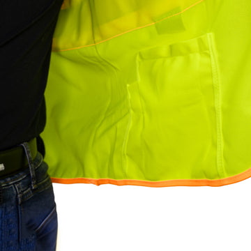 I-84 THE HI-VIS DOT 100% POLY WOVEN FABRIC VEST image 6
