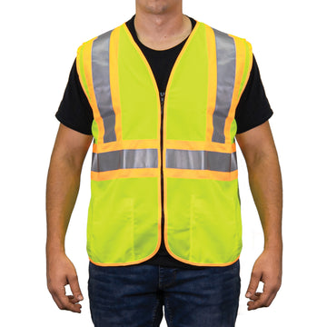 I-84 THE HI-VIS DOT 100% POLY WOVEN FABRIC VEST image 1