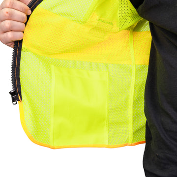I-85 - THE HI-VIS MESH DOT VEST WITH POCKETS image 6