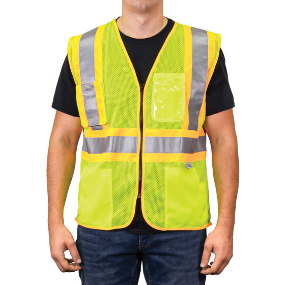 I-85 - THE HI-VIS MESH DOT VEST WITH POCKETS